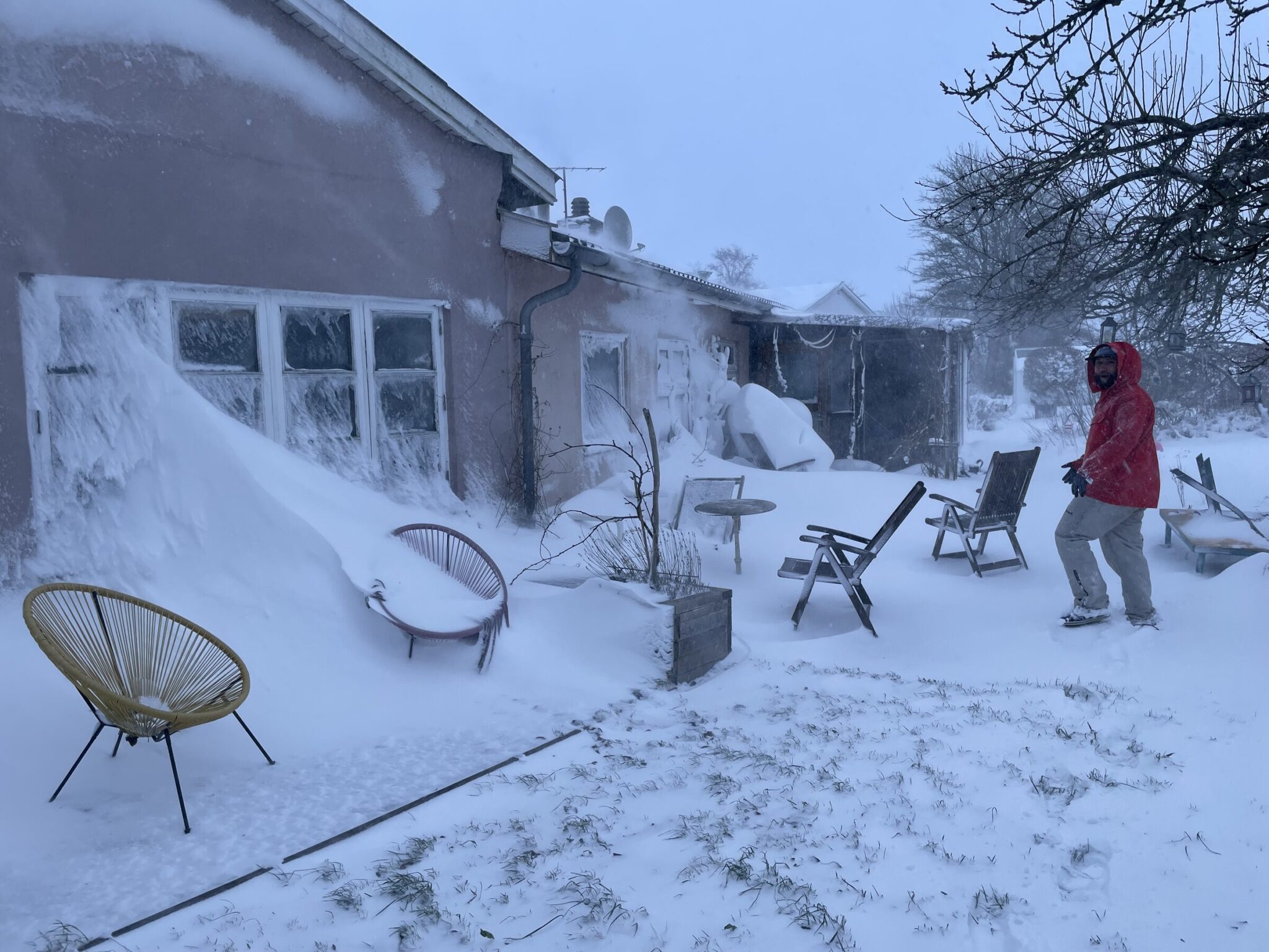 Snestorm over bofællesskabet